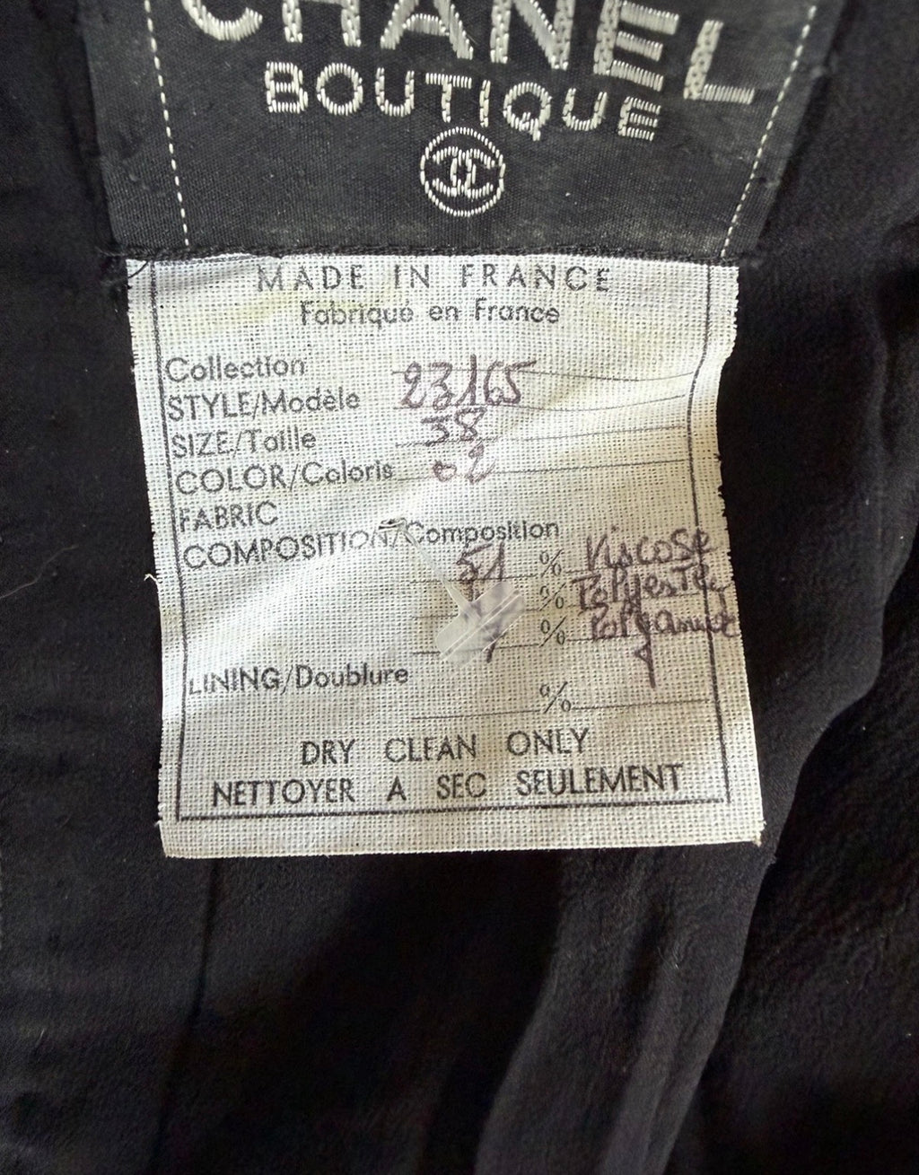 Chanel Vintage 1983/84 Black Sequin Gown Dress By Karl Lagerfeld