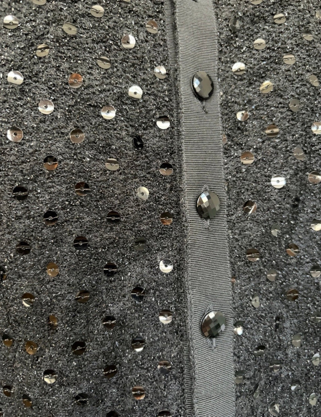 Chanel Vintage 1983/84 Black Sequin Gown Dress By Karl Lagerfeld