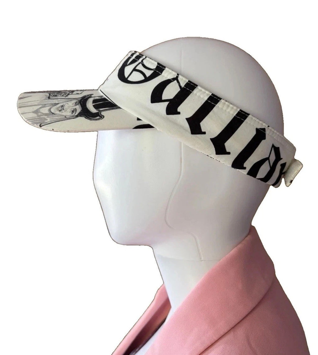 John Galliano Vintage Newspaper Gazette Print Visor