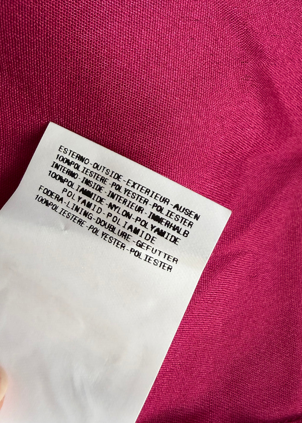 John Galliano 2000s Fuchsia Mini Dress 40IT  Sequin Houndstooth New