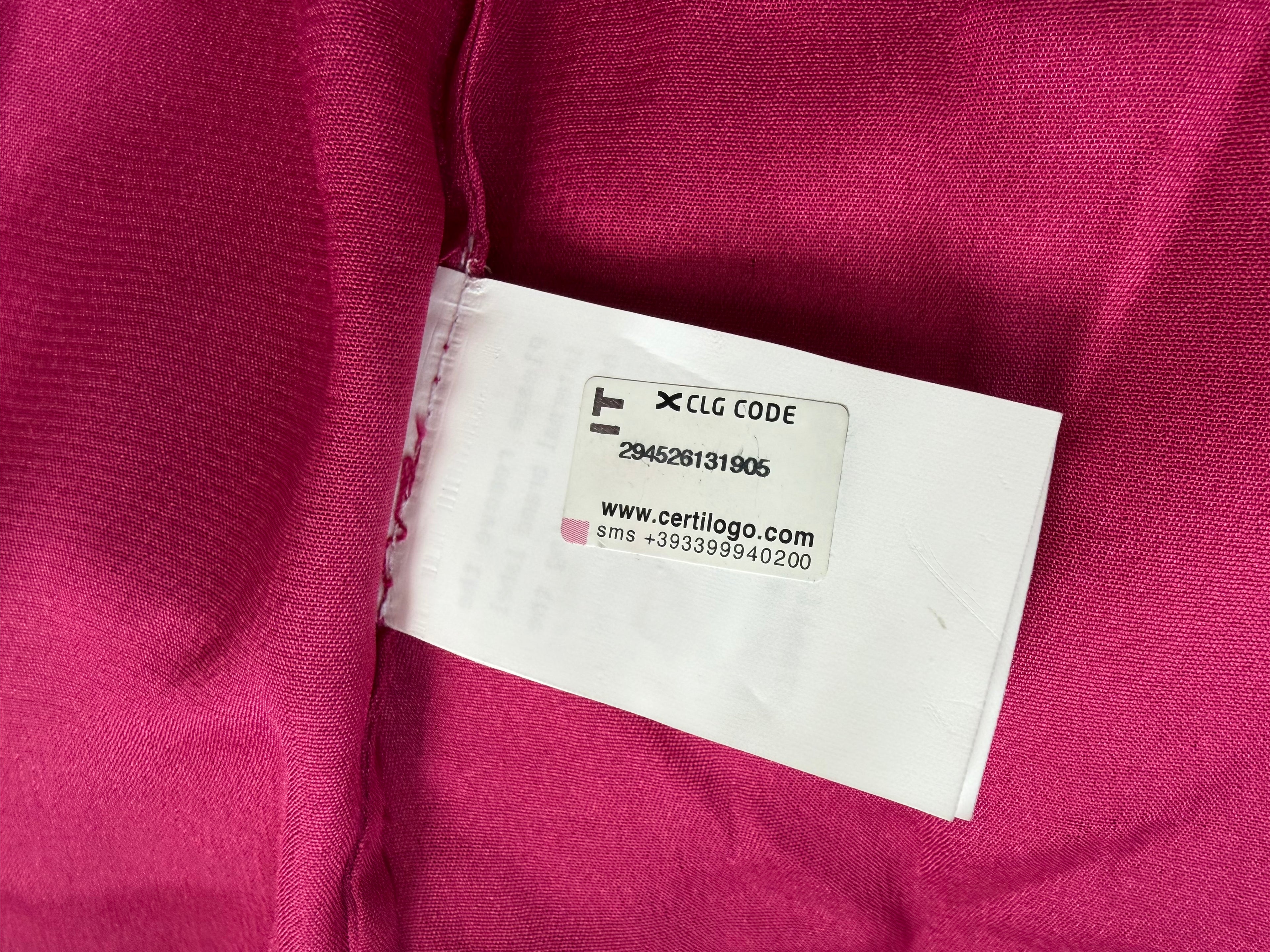 John Galliano 2000s Fuchsia Mini Dress 40IT  Sequin Houndstooth New