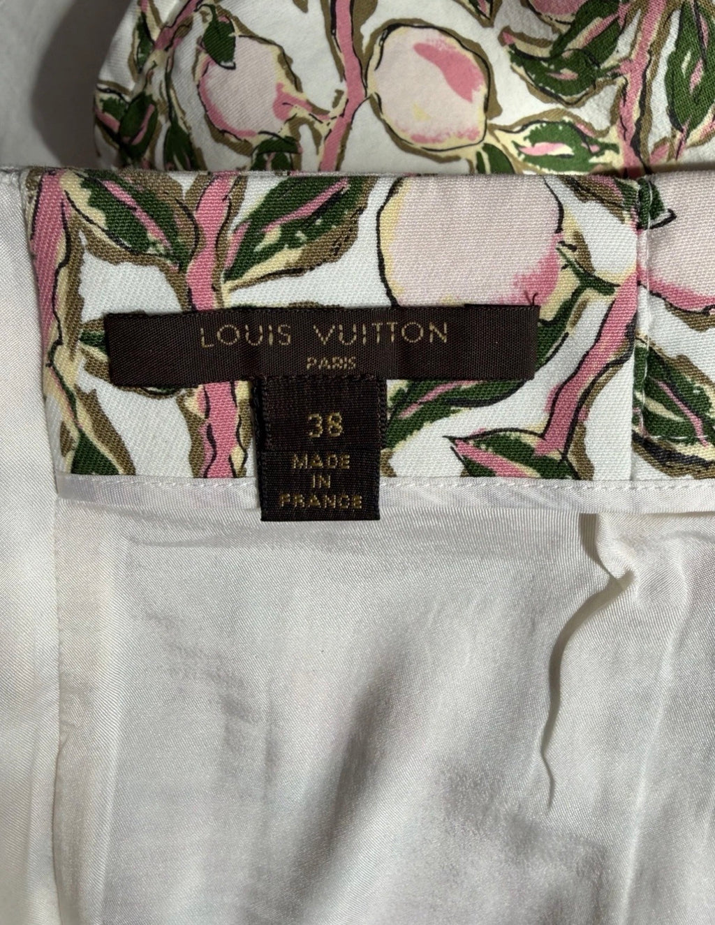 Louis Vuitton Floral  Flared Mini Skirt 38FR