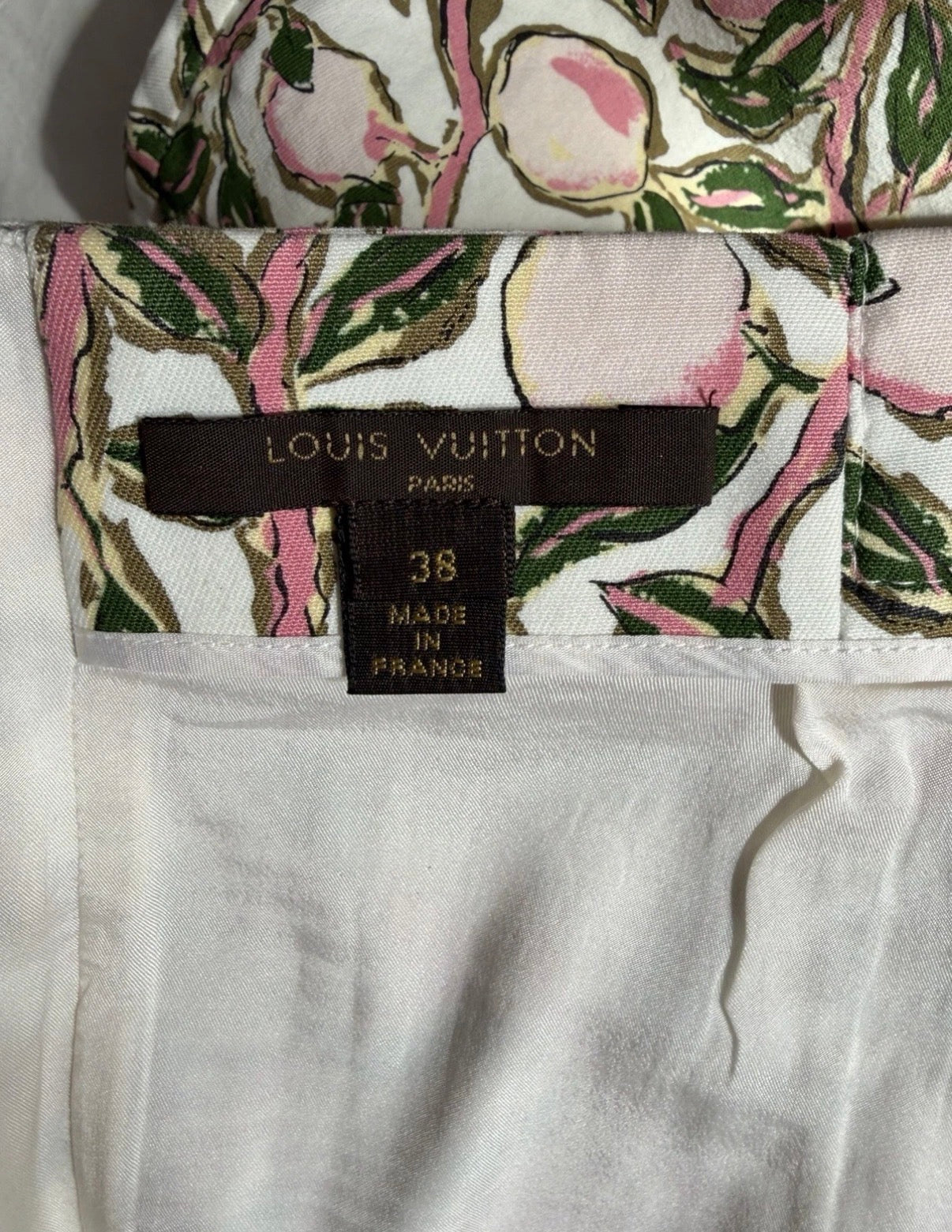 Louis Vuitton Floral  Flared Mini Skirt 38FR