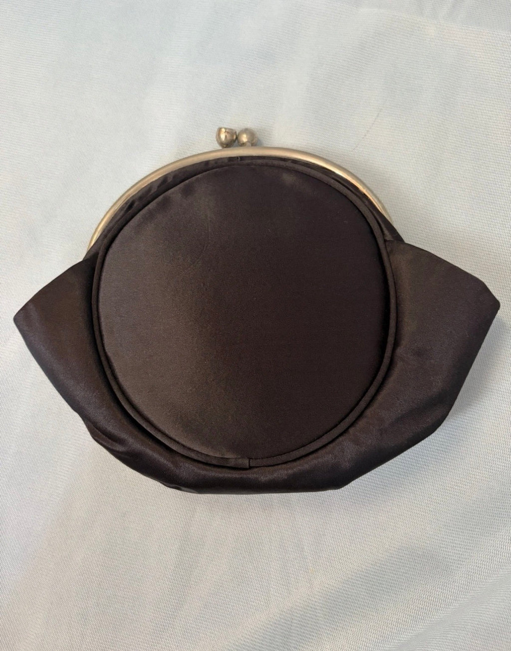 JOHN GALLIANO Satin Rose Bag Black Vintage 2000s