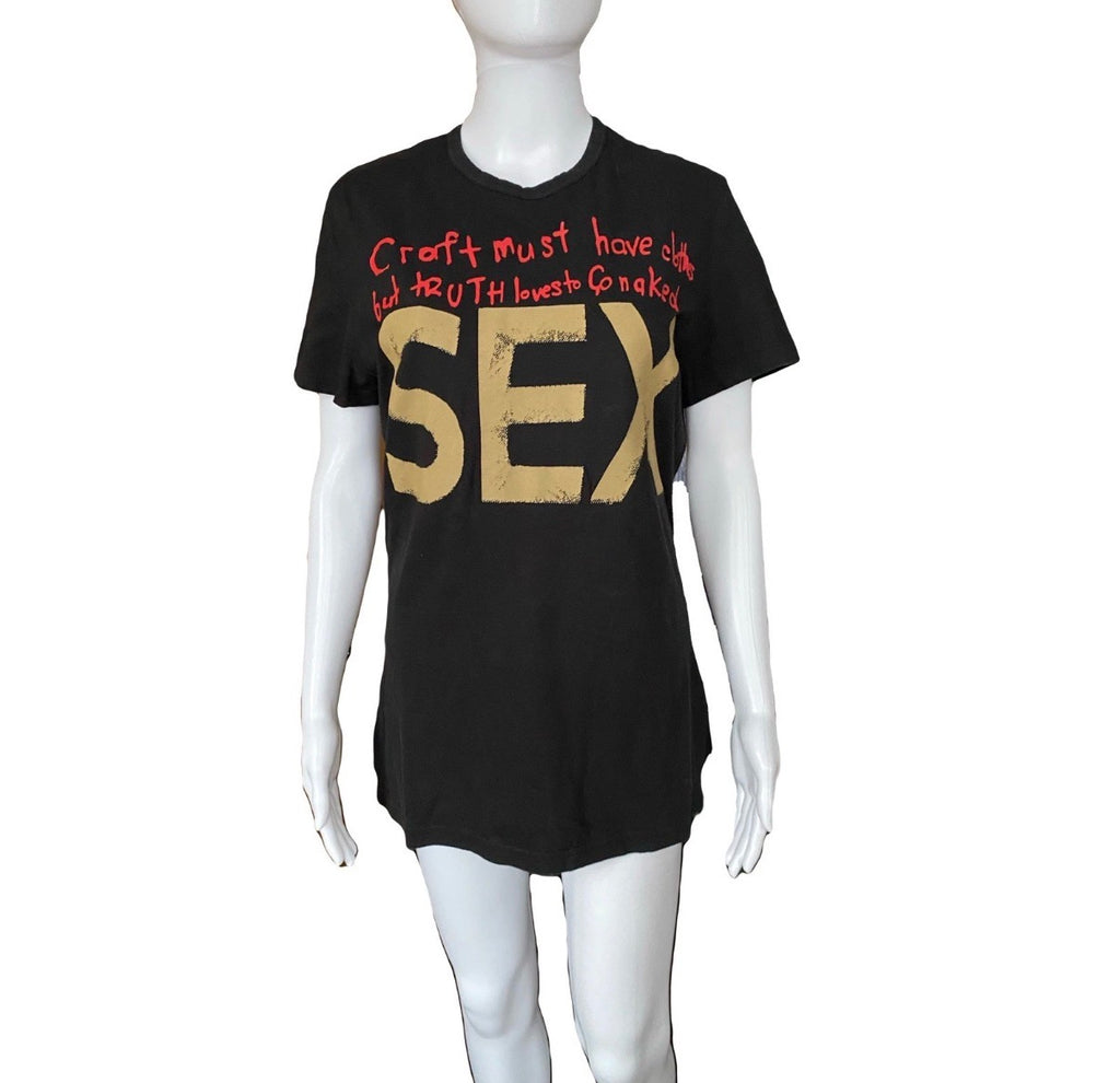 Vivienne Westwood Vintage Black T-shirt Sex Print Anglomania
