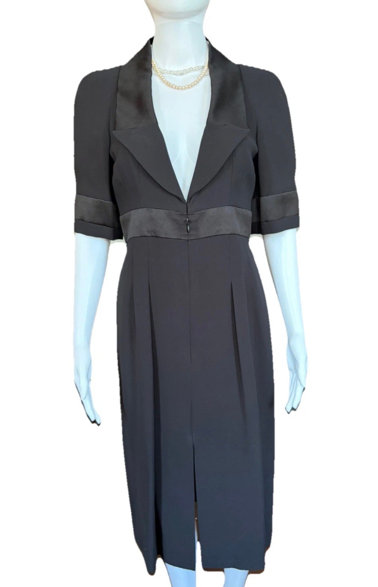 Chanel Black Silk Dress Fall/2007 38FR New