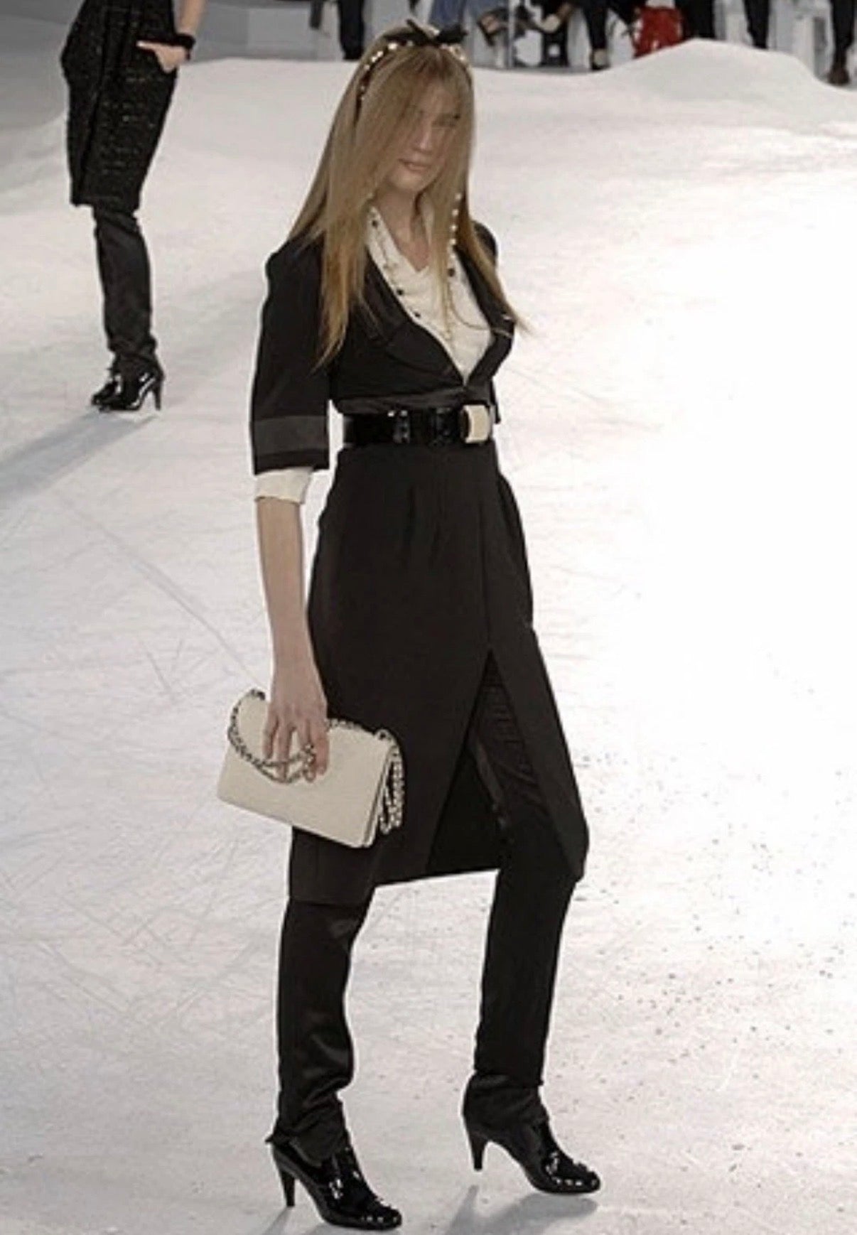 Chanel Black Silk Dress Fall/2007 38FR New