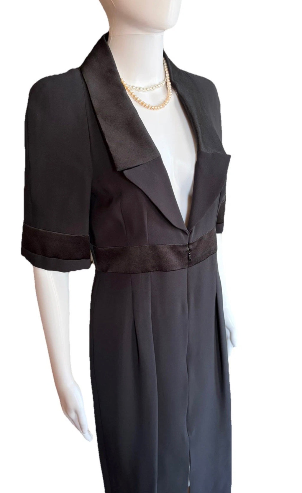 Chanel Black Silk Dress Fall/2007 38FR New