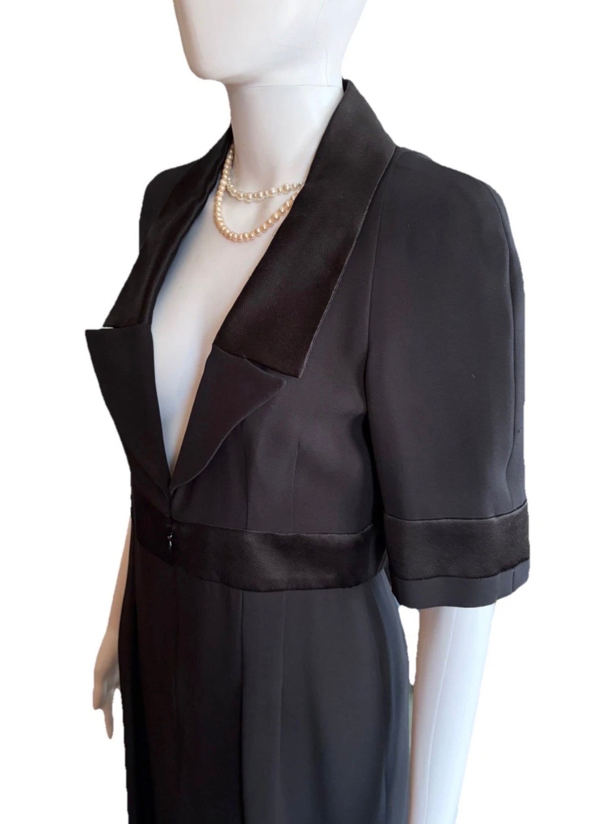 Chanel Black Silk Dress Fall/2007 38FR New