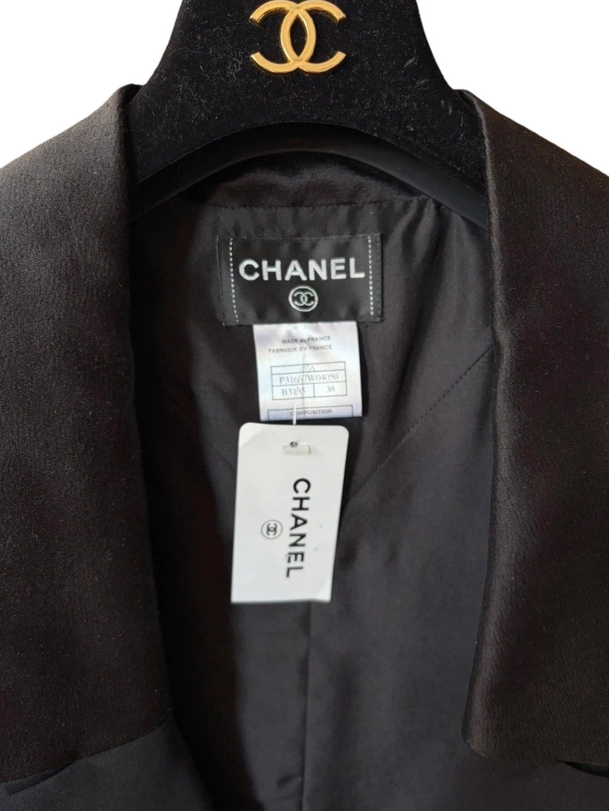 Chanel Black Silk Dress Fall/2007 38FR New