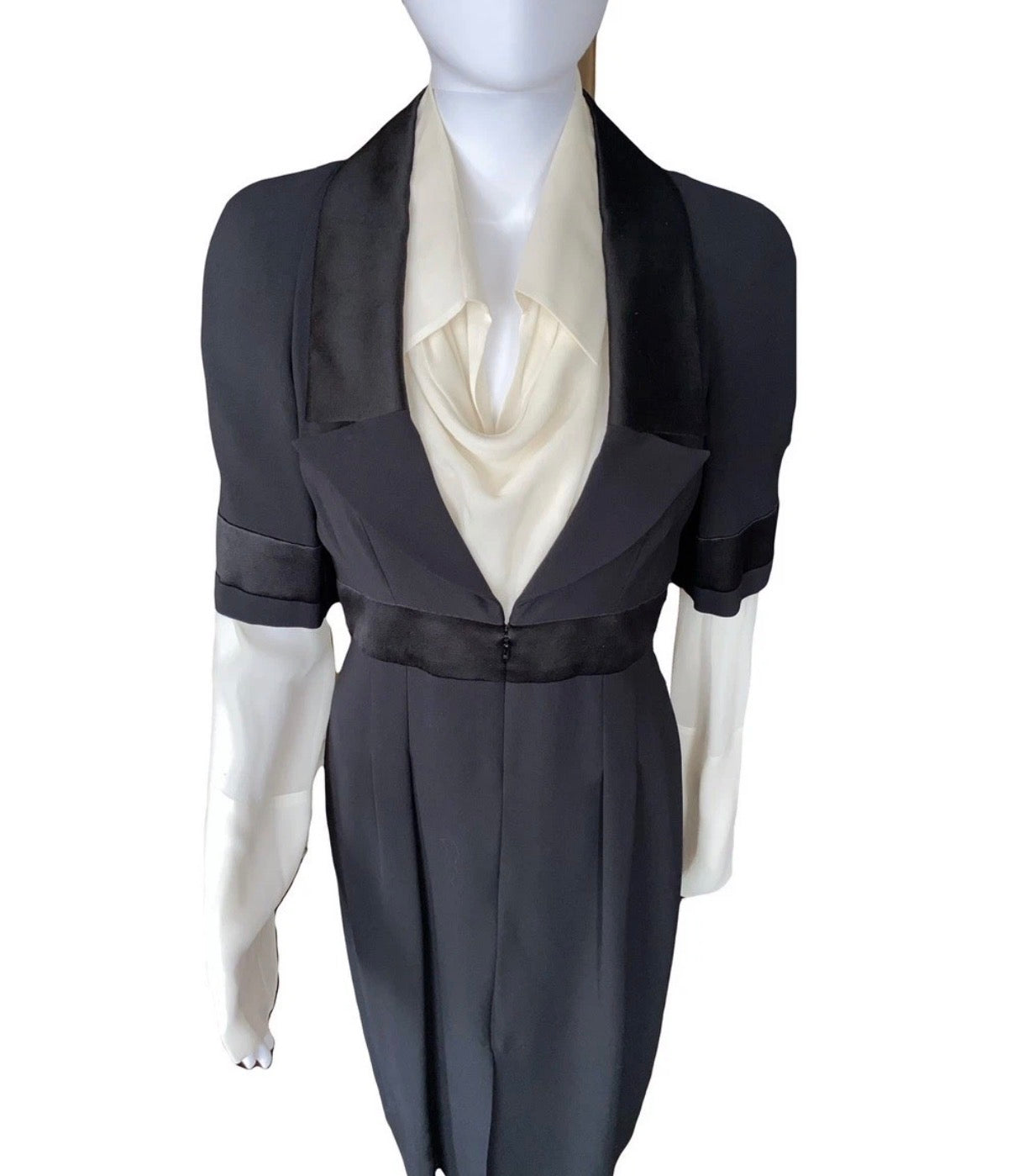 Chanel Black Silk Dress Fall/2007 38FR New