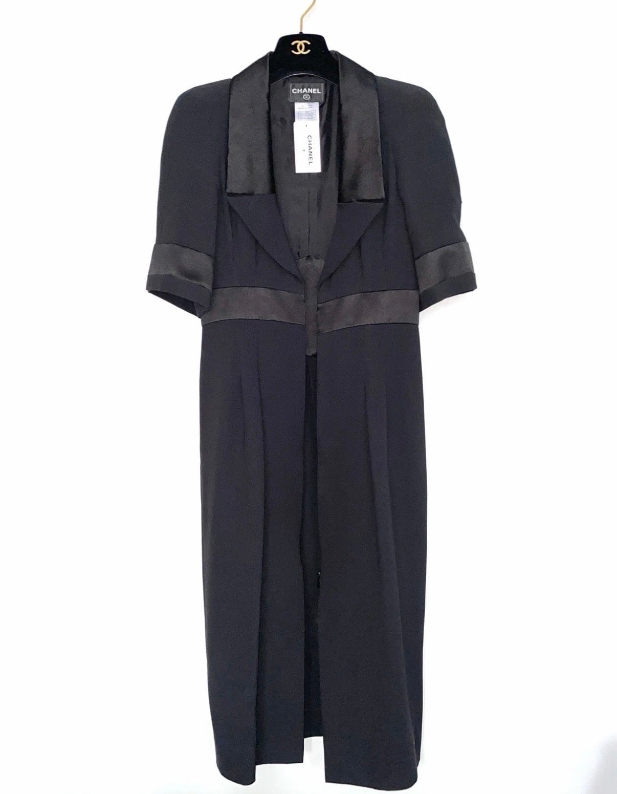 Chanel Black Silk Dress Fall/2007 38FR New