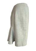 John Galliano Bias Cut Wool Pencil Skirt 42FR Vintage