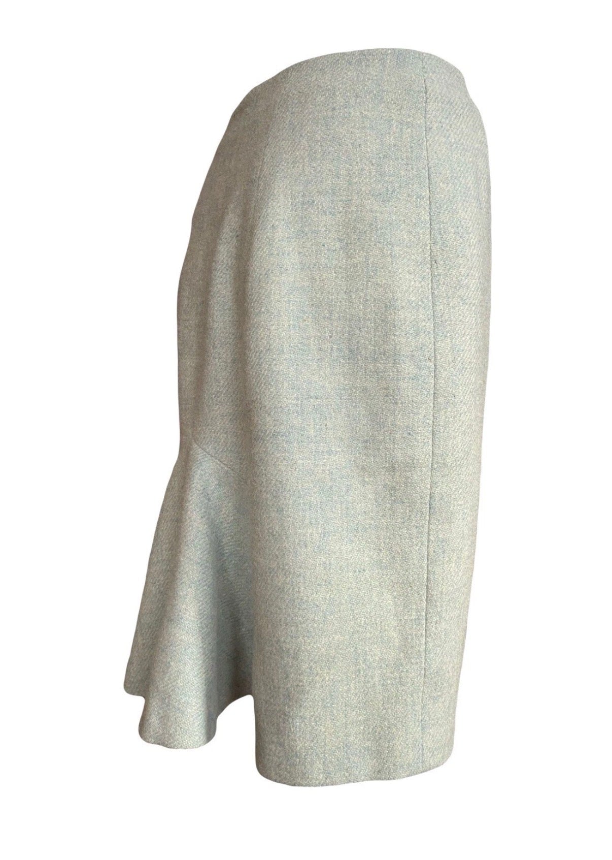 John Galliano Bias Cut Wool Pencil Skirt 42FR Vintage
