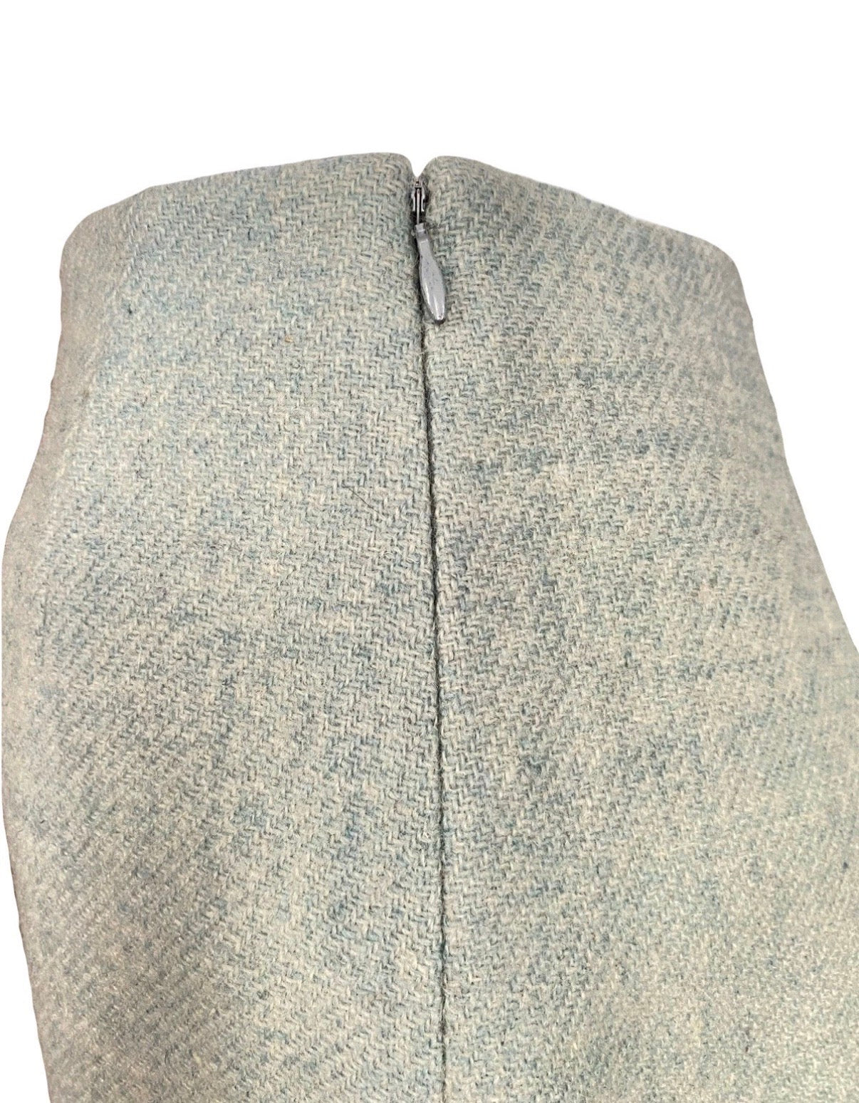 John Galliano Bias Cut Wool Pencil Skirt 42FR Vintage