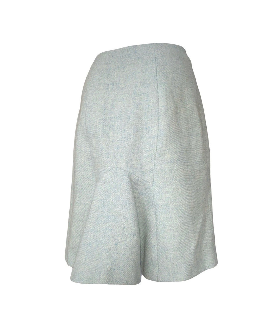 John Galliano Bias Cut Wool Pencil Skirt 42FR Vintage
