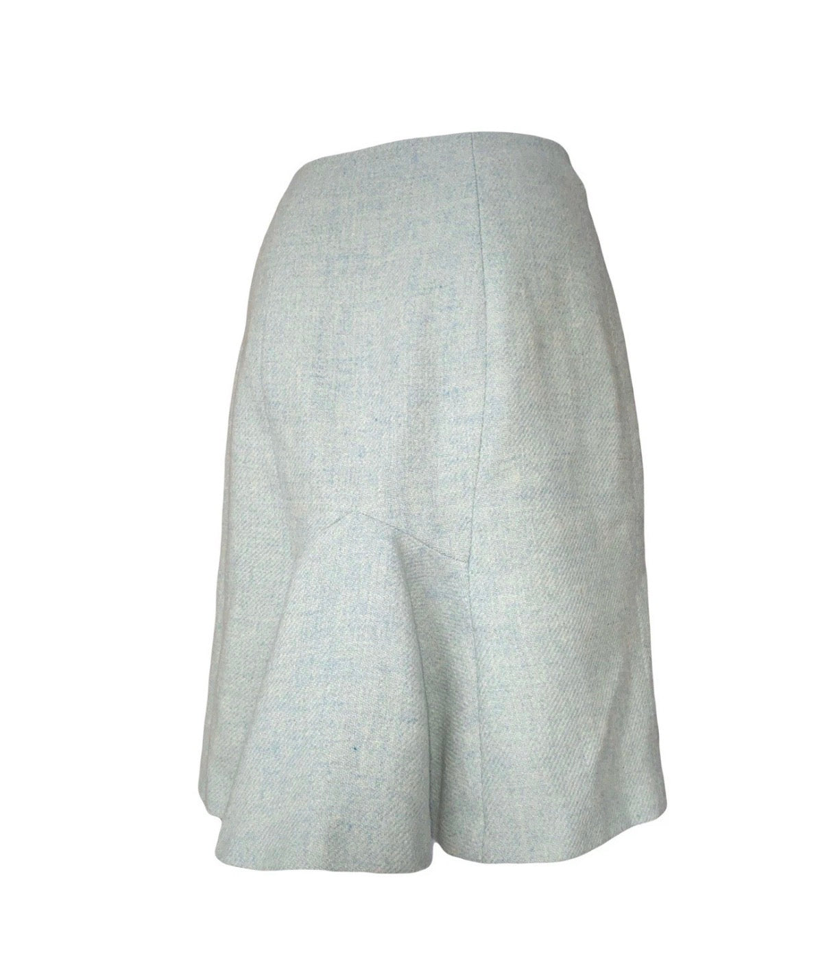 John Galliano Bias Cut Wool Pencil Skirt 42FR Vintage