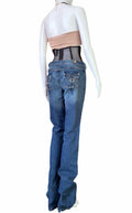 Roberto Cavalli 2000s Bootcut Denim Jeans Blue 42IT  Vintage