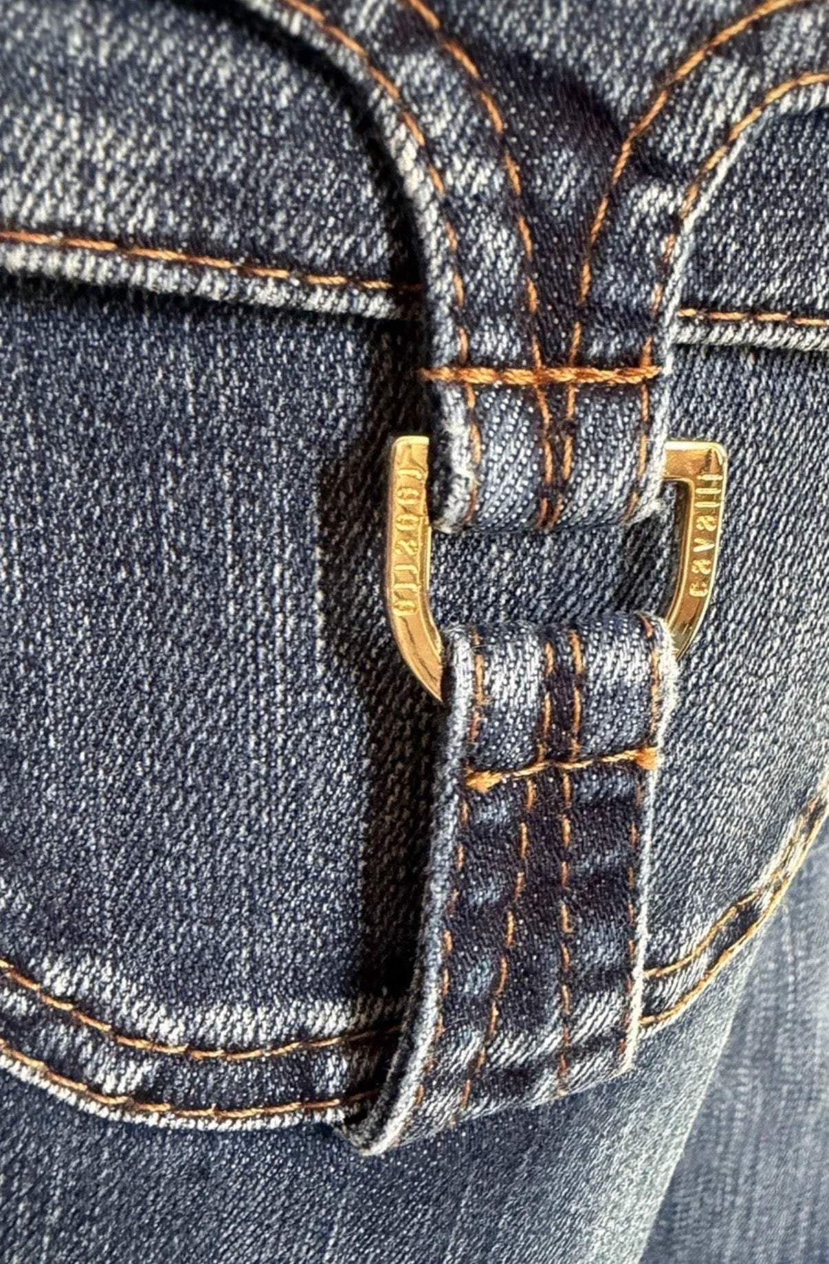 Roberto Cavalli 2000s Bootcut Denim Jeans Blue 42IT  Vintage