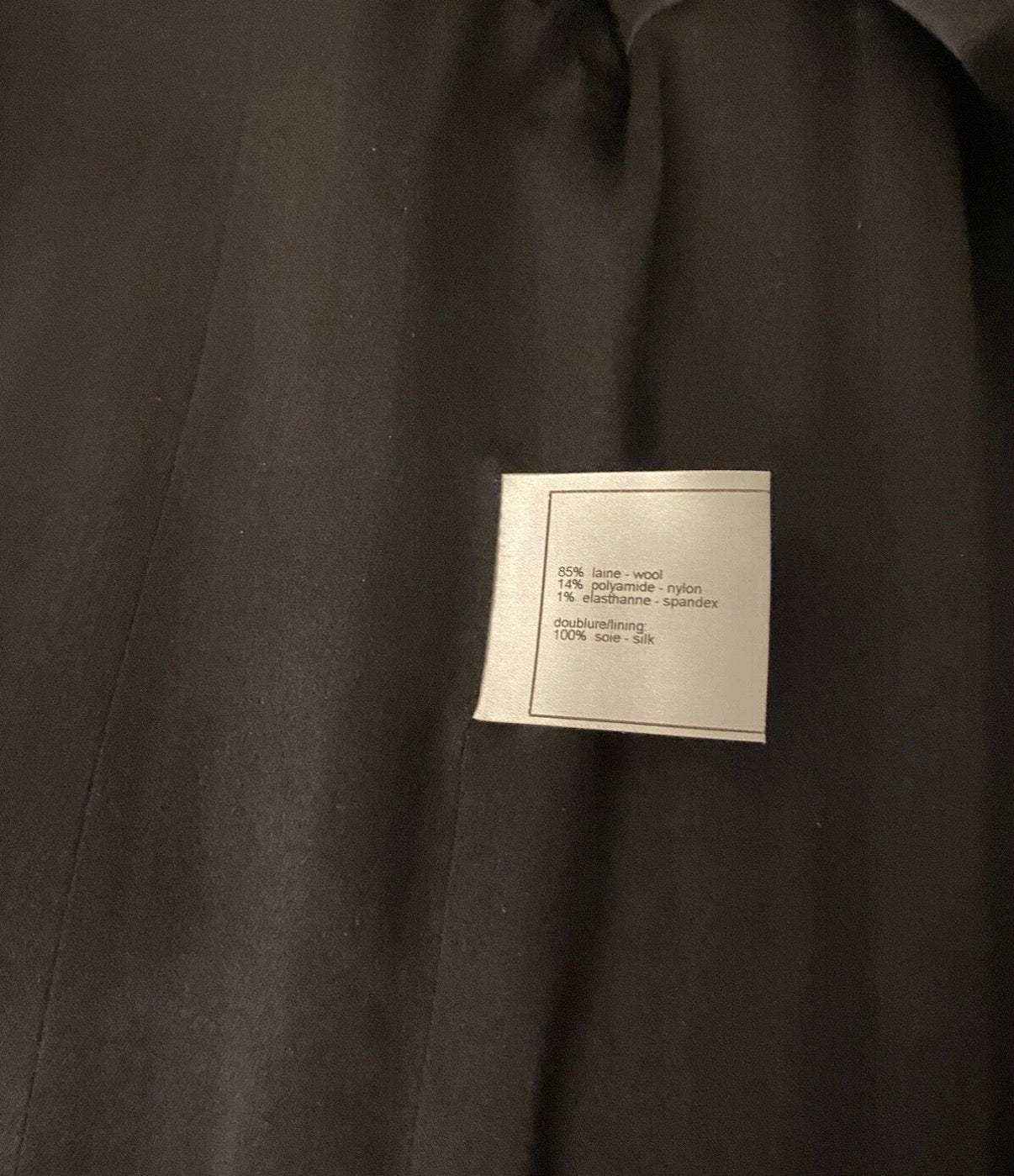 Chanel Black Coat Satin Bow Fall/2005 Runaway 38FR CC