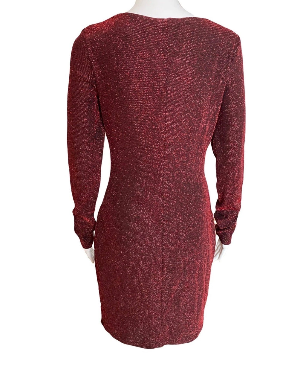 Just Cavalli Black Red Lurex Mini Dress With Snake Details 44IT New