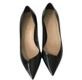 Dior Black Patent Leather Pointed Ballerina Flats 38eu New.