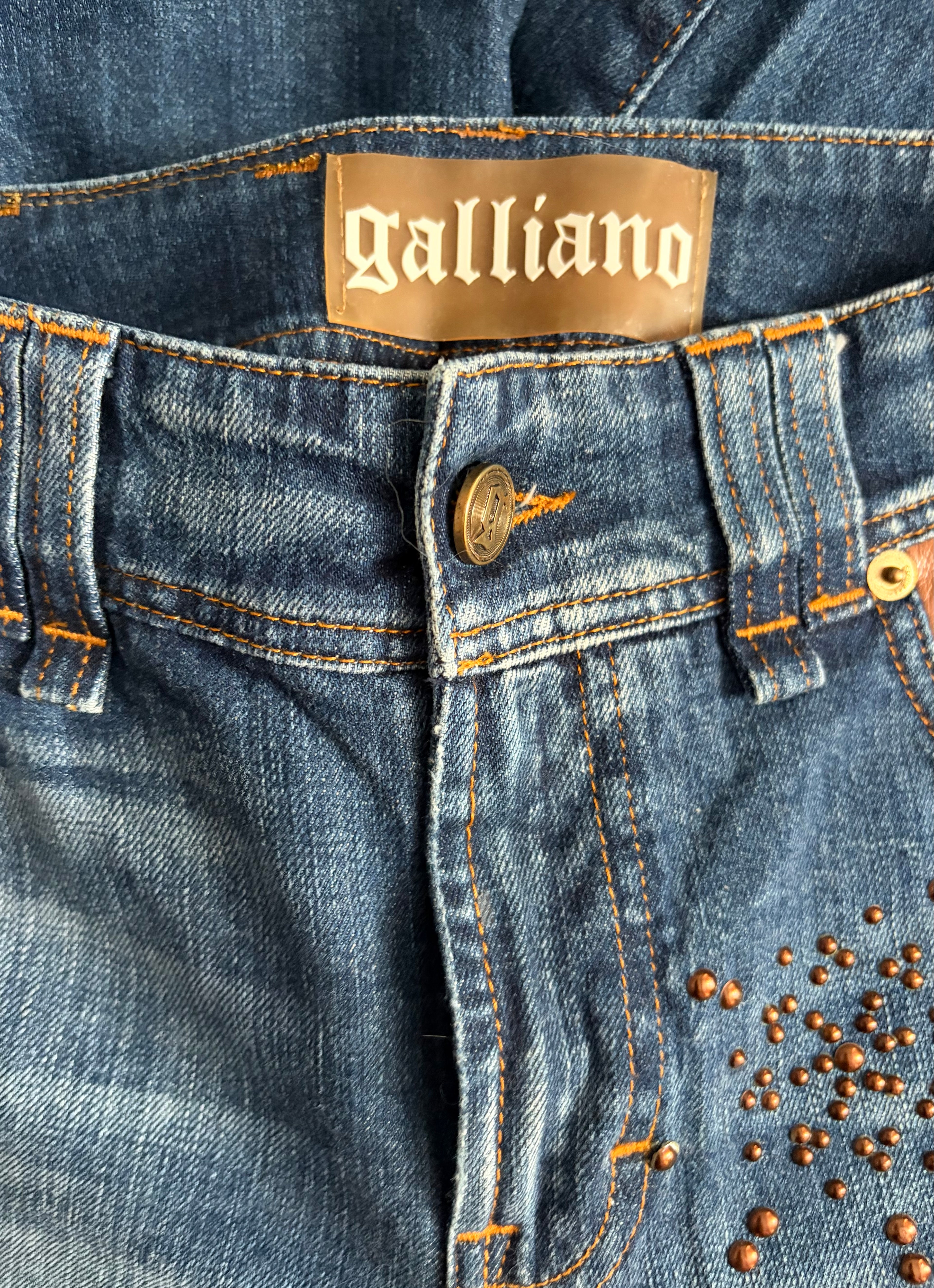 John Galliano 2000s Jeans Straight Fit 25/39 Vintage
