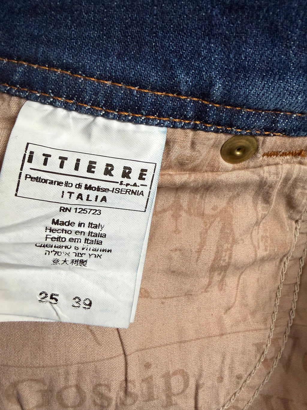 John Galliano 2000s Jeans Straight Fit 25/39 Vintage