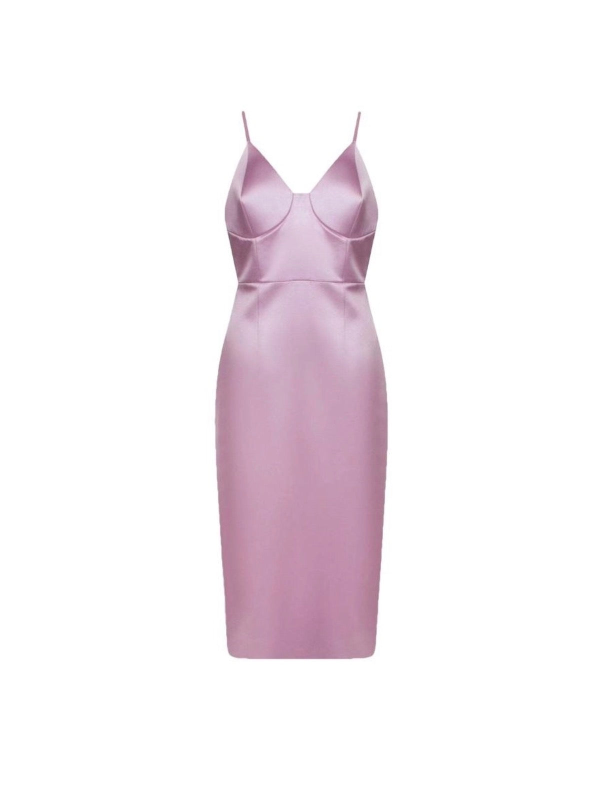 Gucci Pre-Fall/2022 Silk-Duchesse Pink Midi Dress