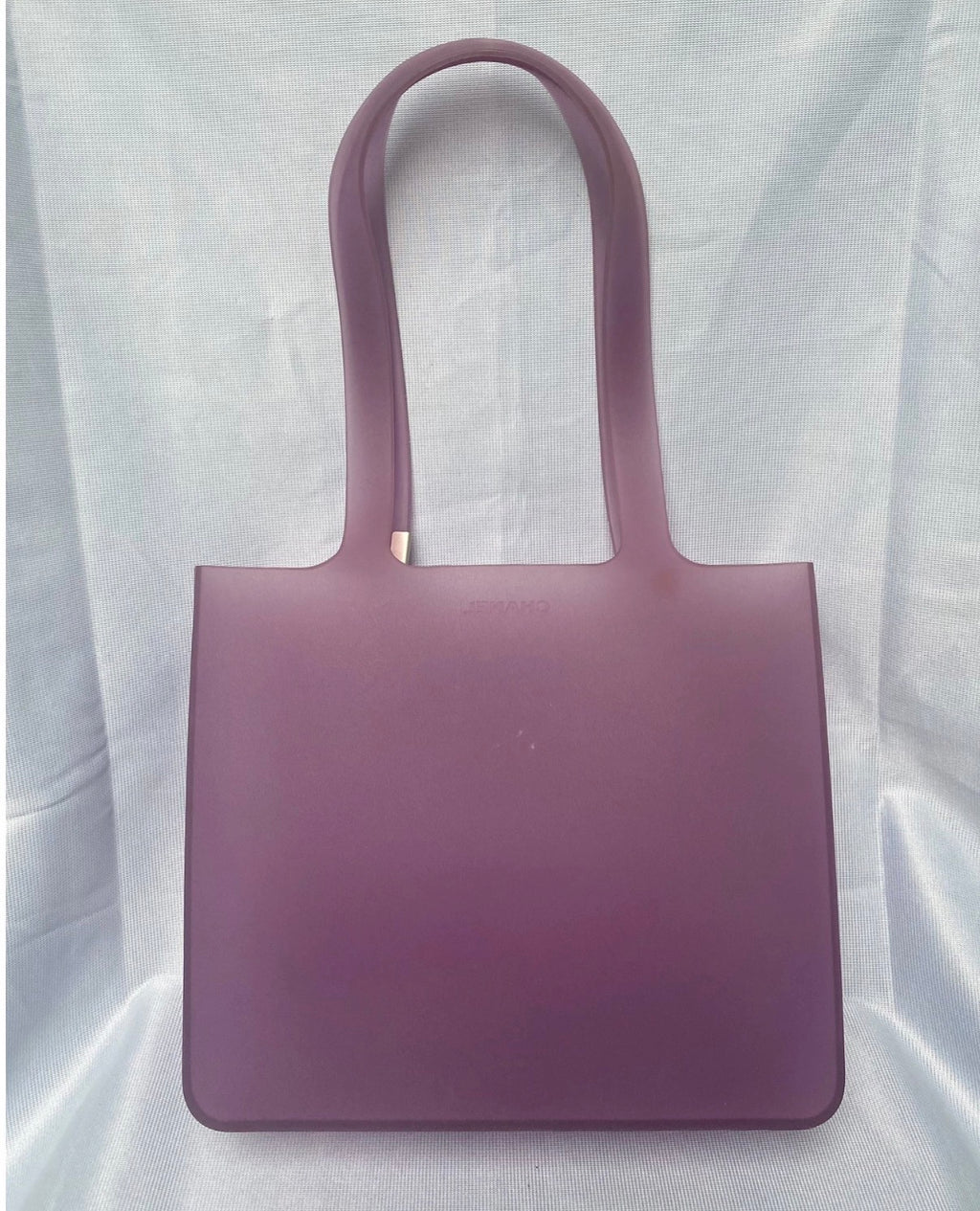 Chanel Vintage Jelly Bag Tote Shopper Handbag in Purple.