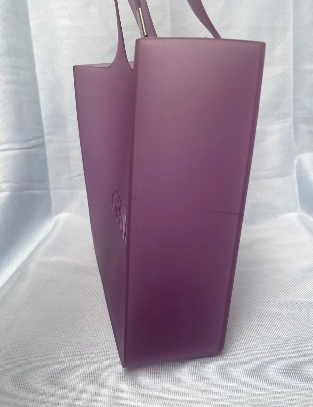 Chanel Vintage Jelly Bag Tote Shopper Handbag in Purple.