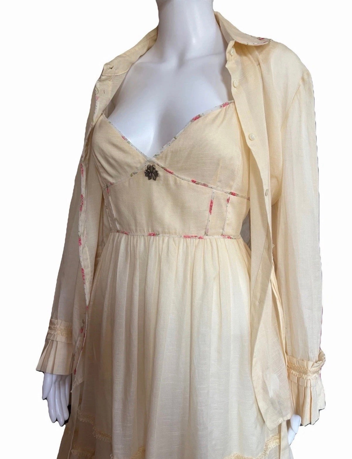 John Galliano 2000s Dress and Blouse set 46IT