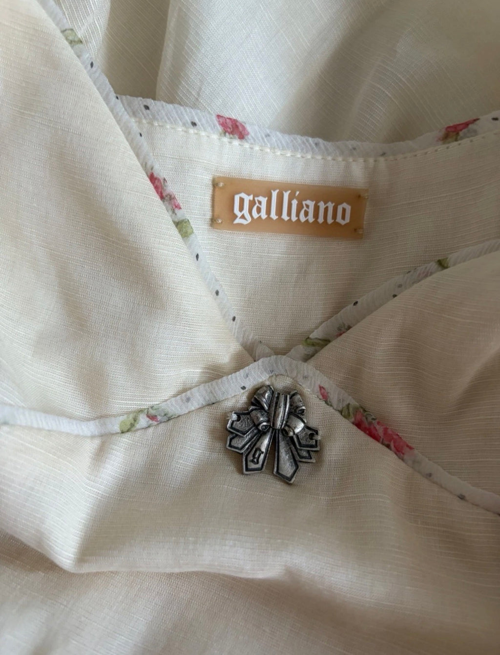 John Galliano 2000s Dress and Blouse set 46IT