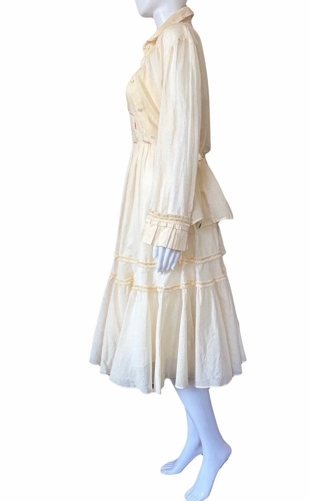 John Galliano 2000s Dress and Blouse set 46IT