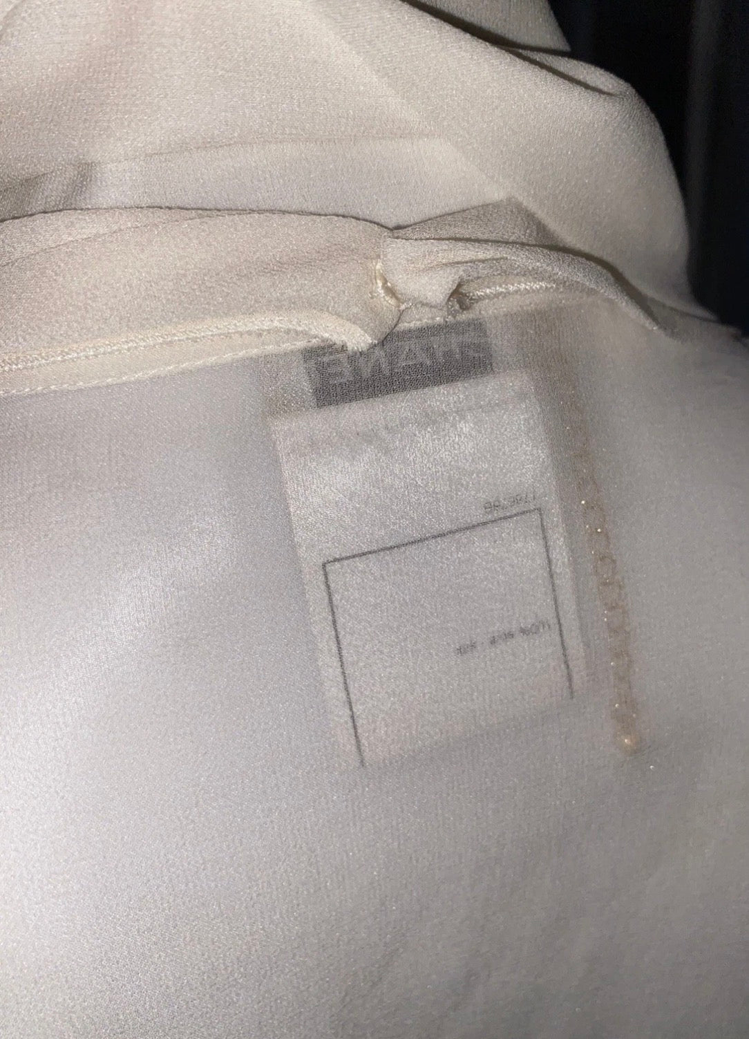 Chanel Vintage 100% Silk Blouse 38FR Long Sleeves Fall 2007