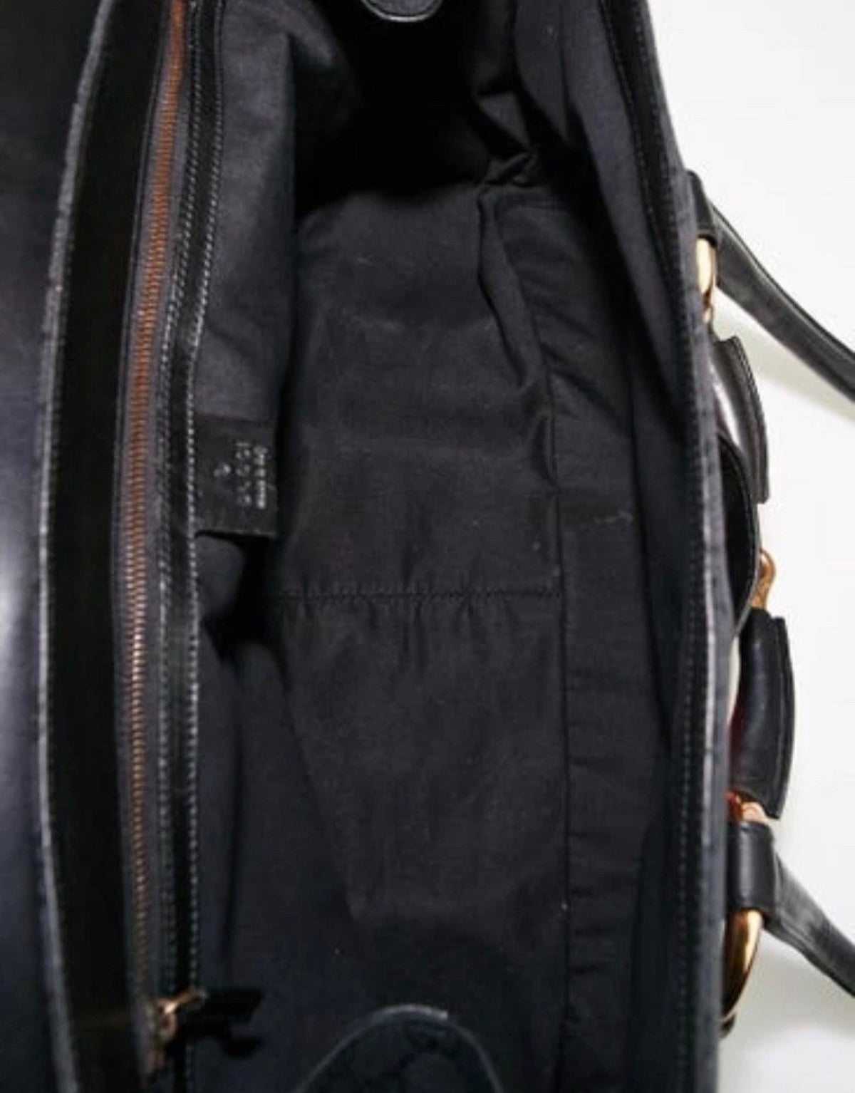 Gucci GG Black Canvas Monogram Horsebit Black & Pink Vintage
