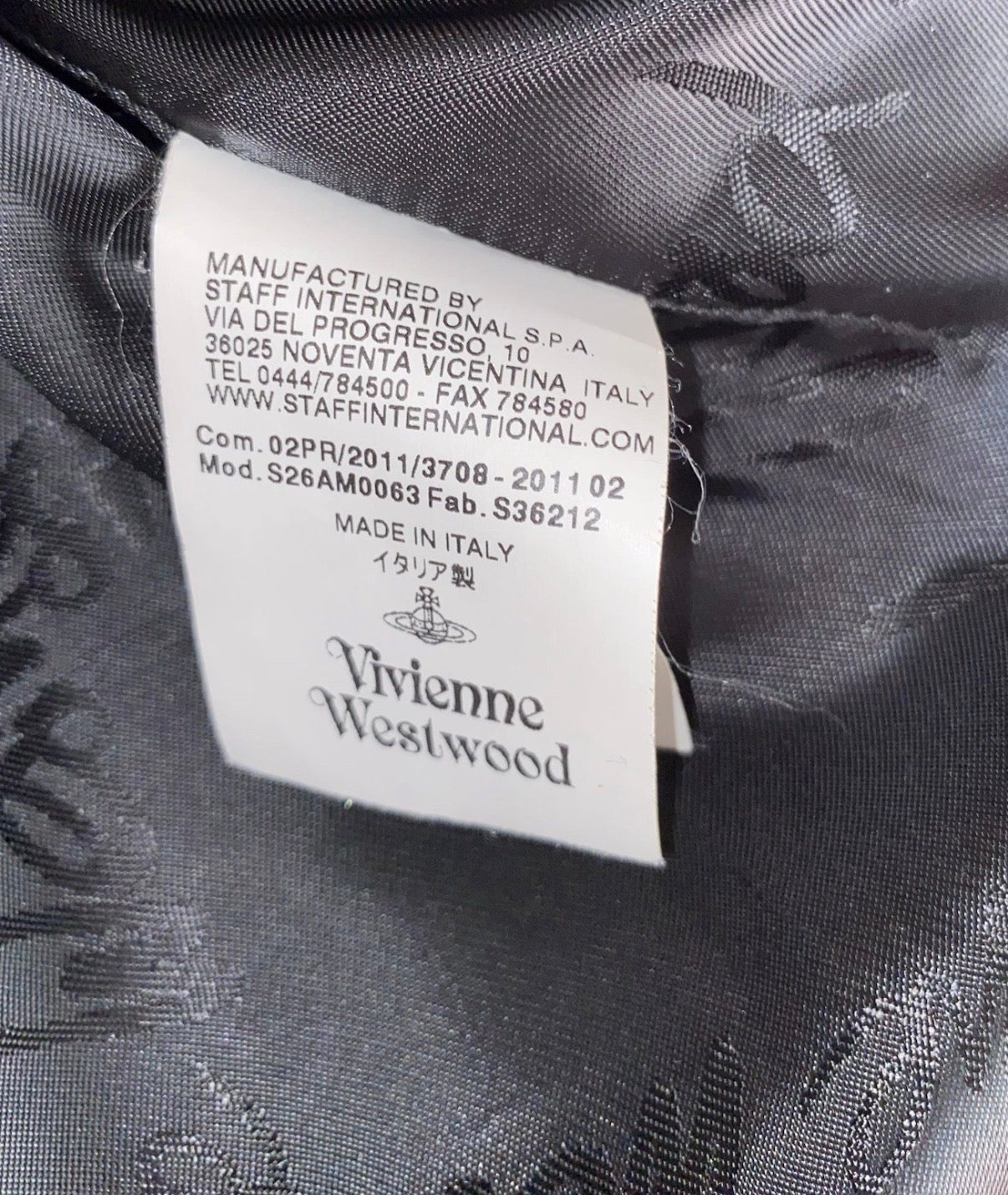 Vivienne Westwood Black Wool Coat 42 IT Red Label