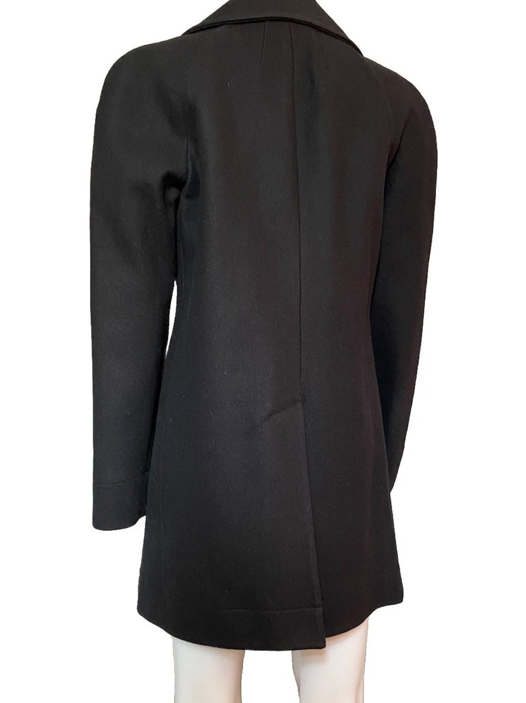 Vivienne Westwood Black Wool Coat 42 IT Red Label