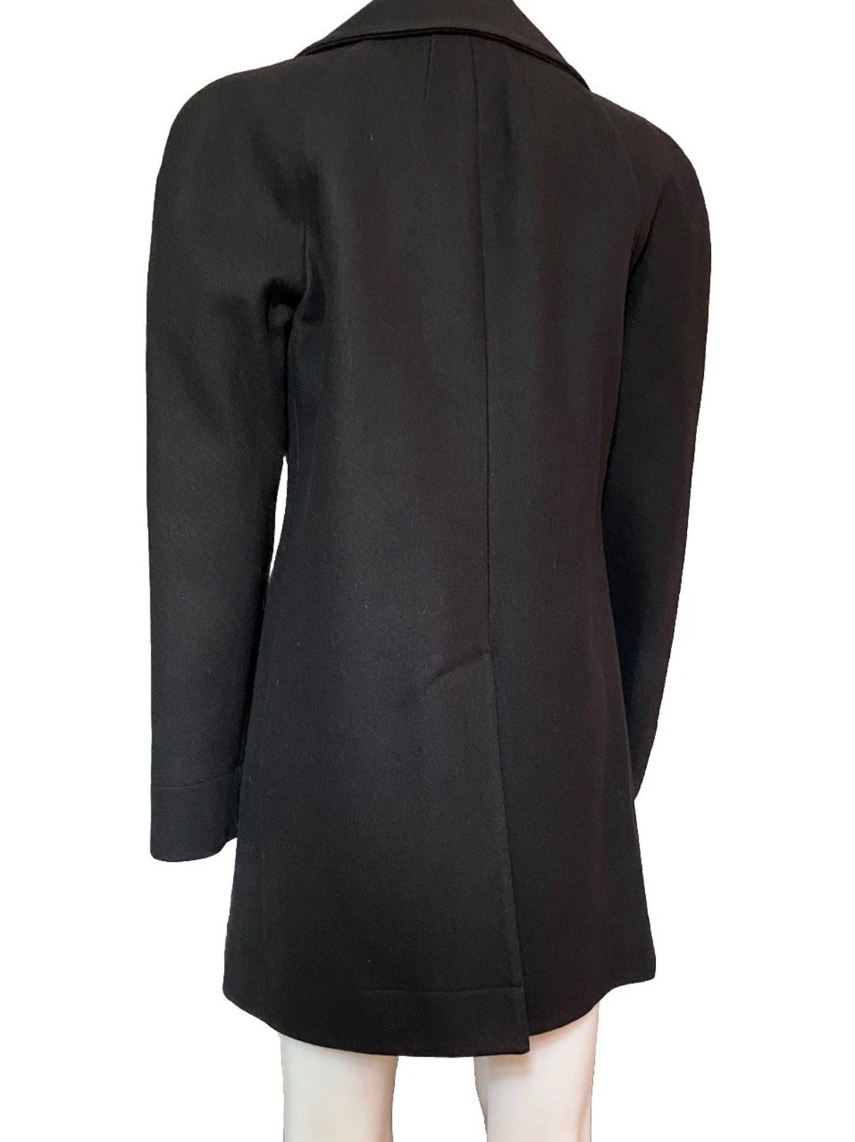 Vivienne Westwood Black Wool Coat 42 IT Red Label