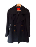 Vivienne Westwood Black Wool Coat 42 IT Red Label