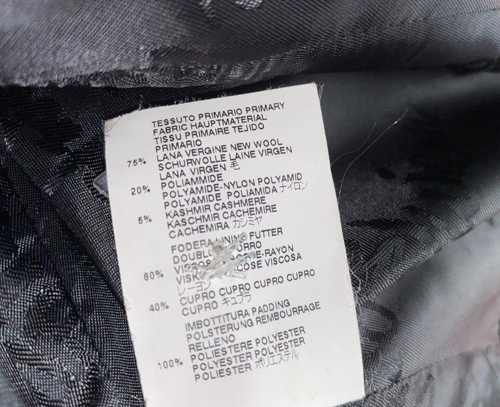 Vivienne Westwood Black Wool Coat 42 IT Red Label