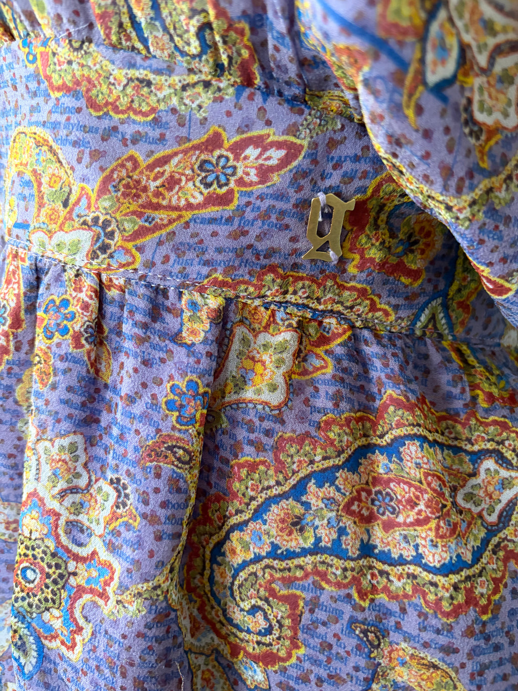John Galliano 2000 Vintage Paisley Top Embellished Sequins.