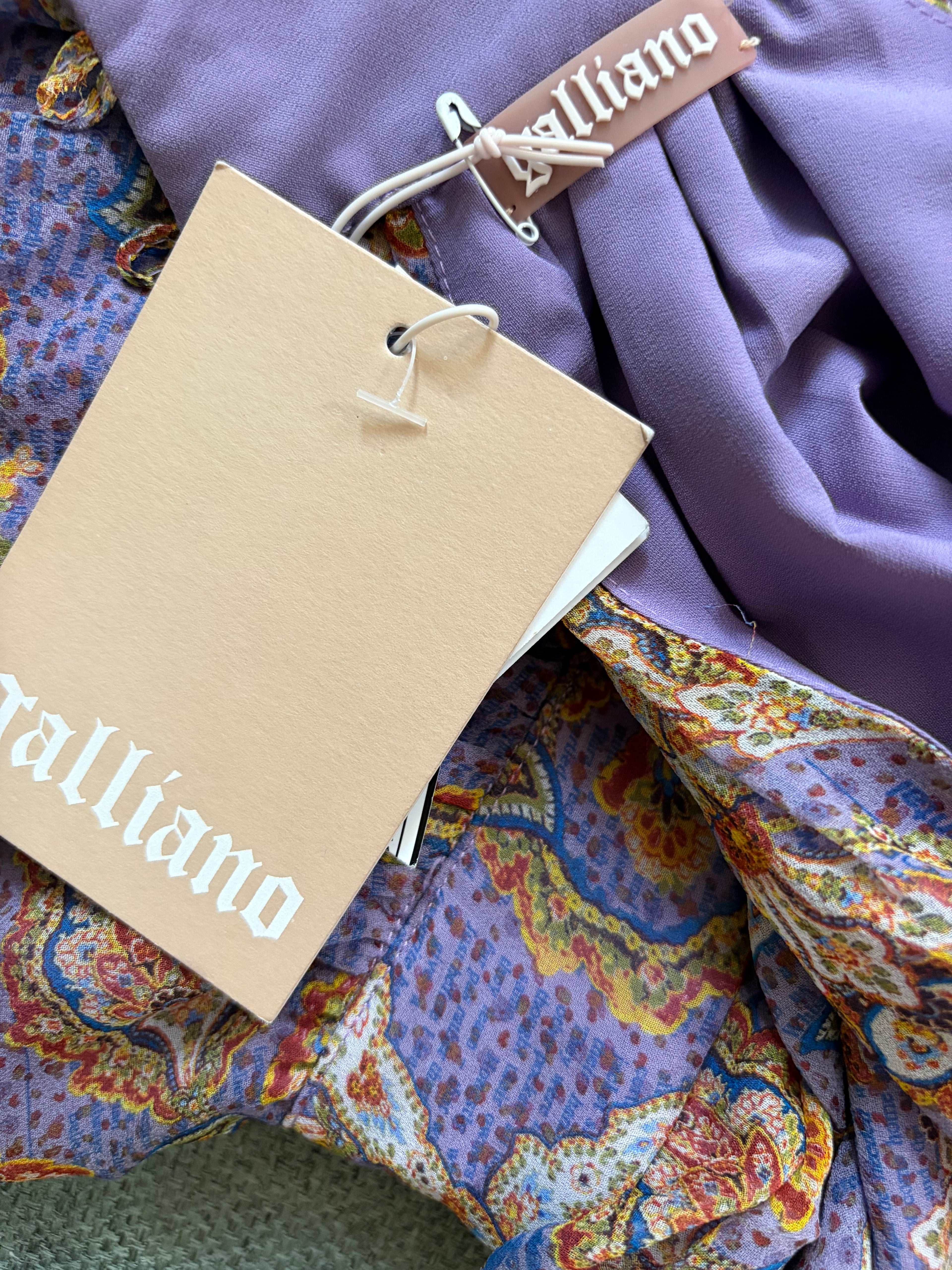 John Galliano 2000 Vintage Paisley Top Embellished Sequins.