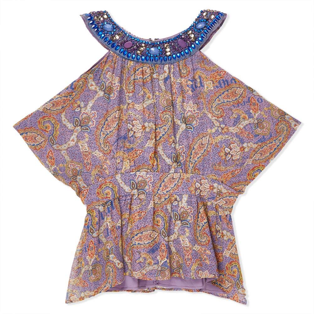 John Galliano 2000 Vintage Paisley Top Embellished Sequins.