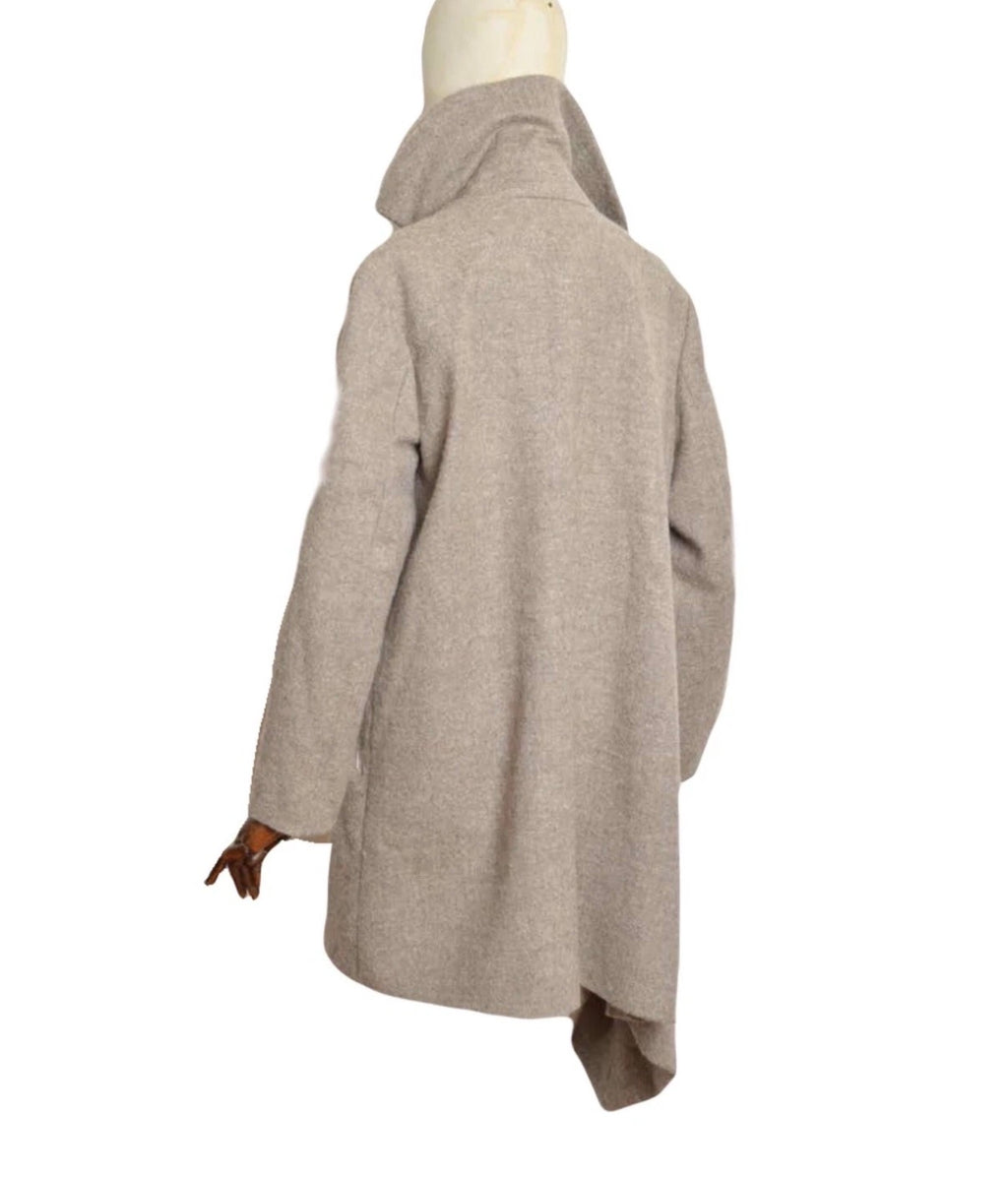 Vivienne Westwood Coat Asymmetric Style 44IT In Beige