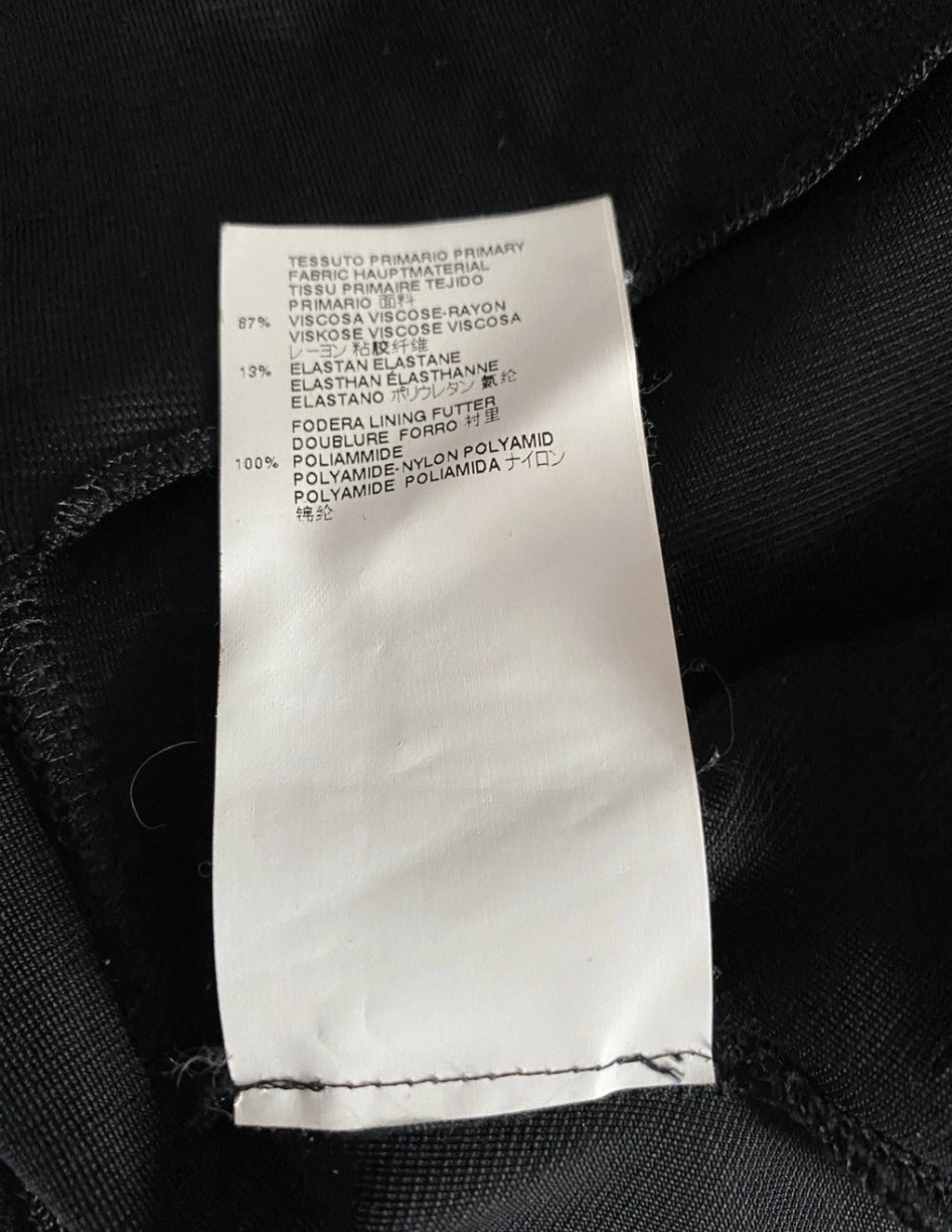 Just Cavalli Black Bodycon Slim Dress 38IT With Studded Butterfly Embellishment