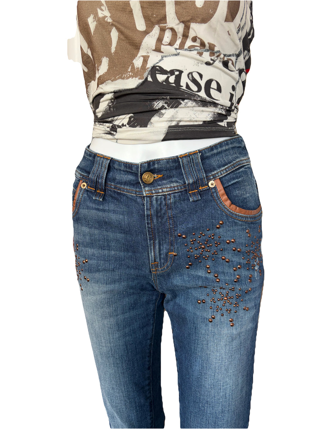 John Galliano 2000s Jeans Straight Fit 25/39 Vintage
