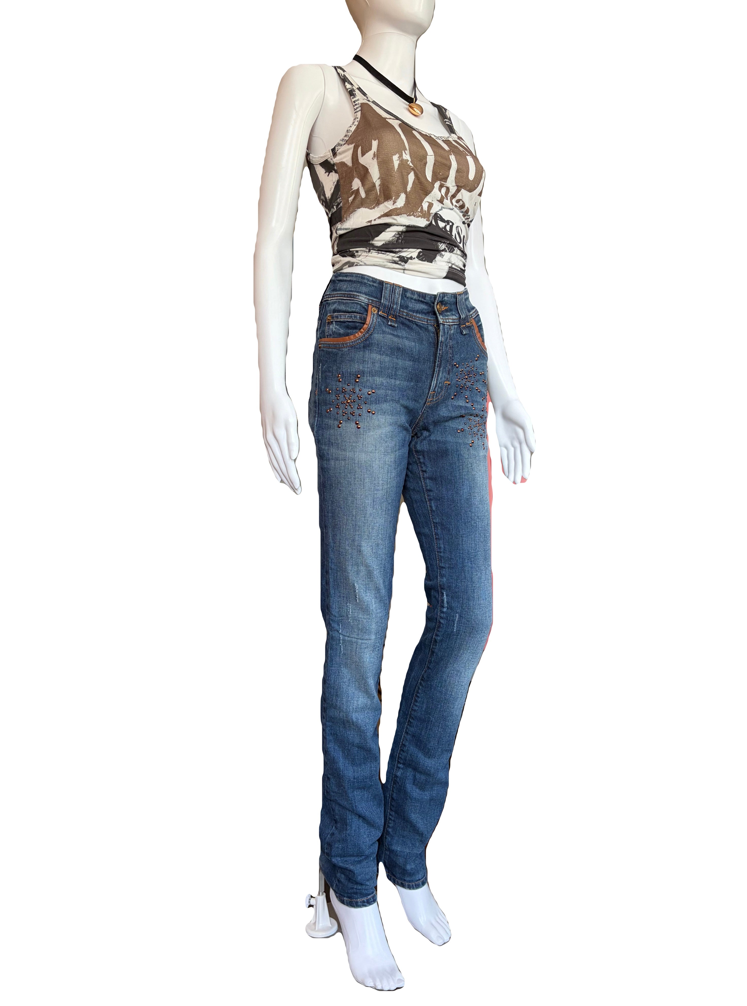 John Galliano 2000s Jeans Straight Fit 25/39 Vintage