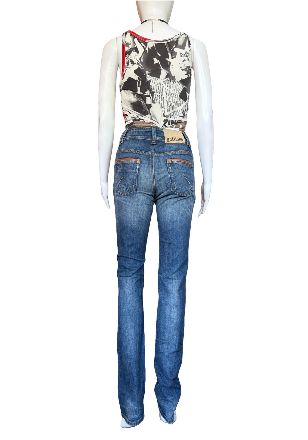 John Galliano 2000s Jeans Straight Fit 25/39 Vintage