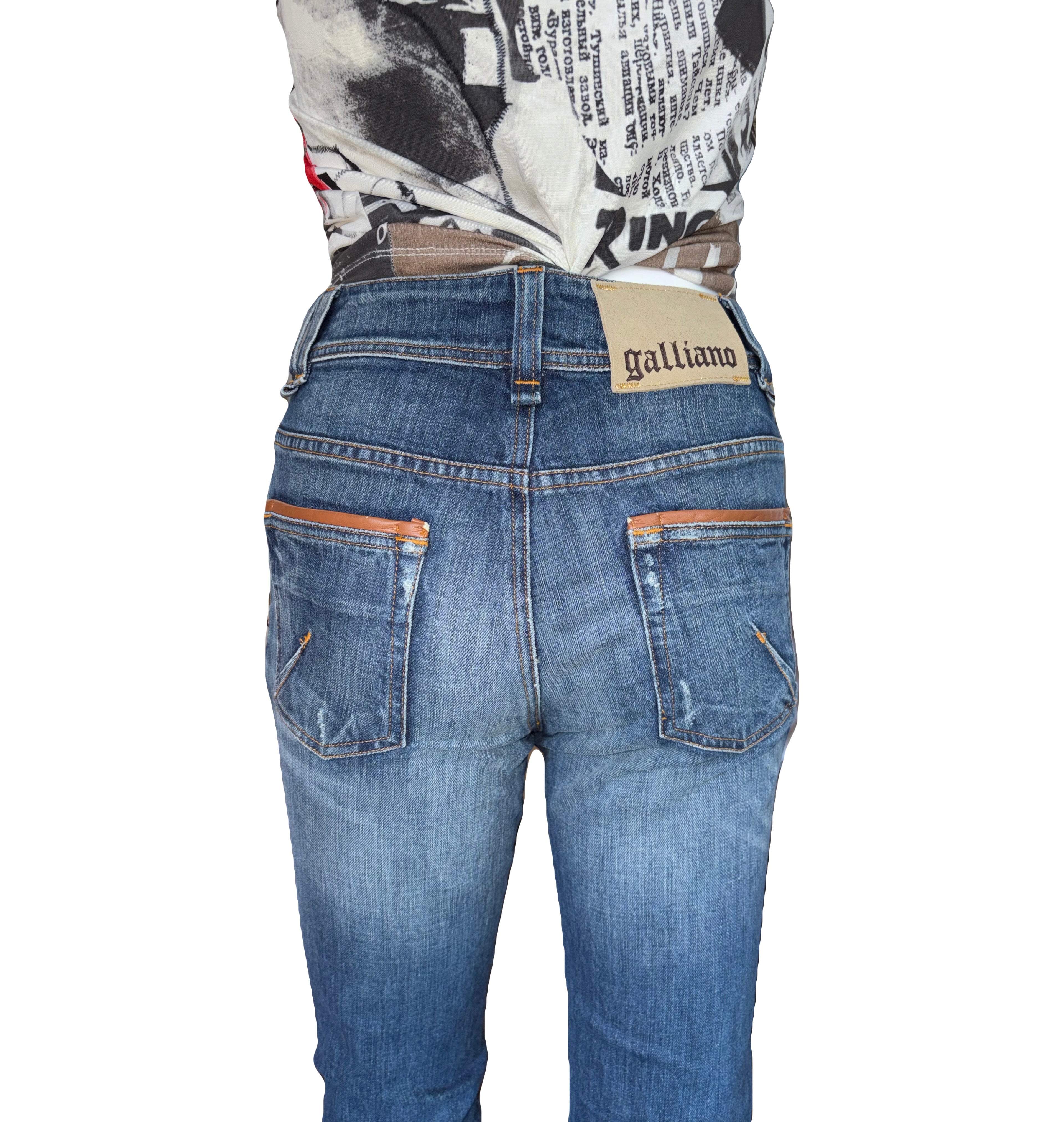 John Galliano 2000s Jeans Straight Fit 25/39 Vintage